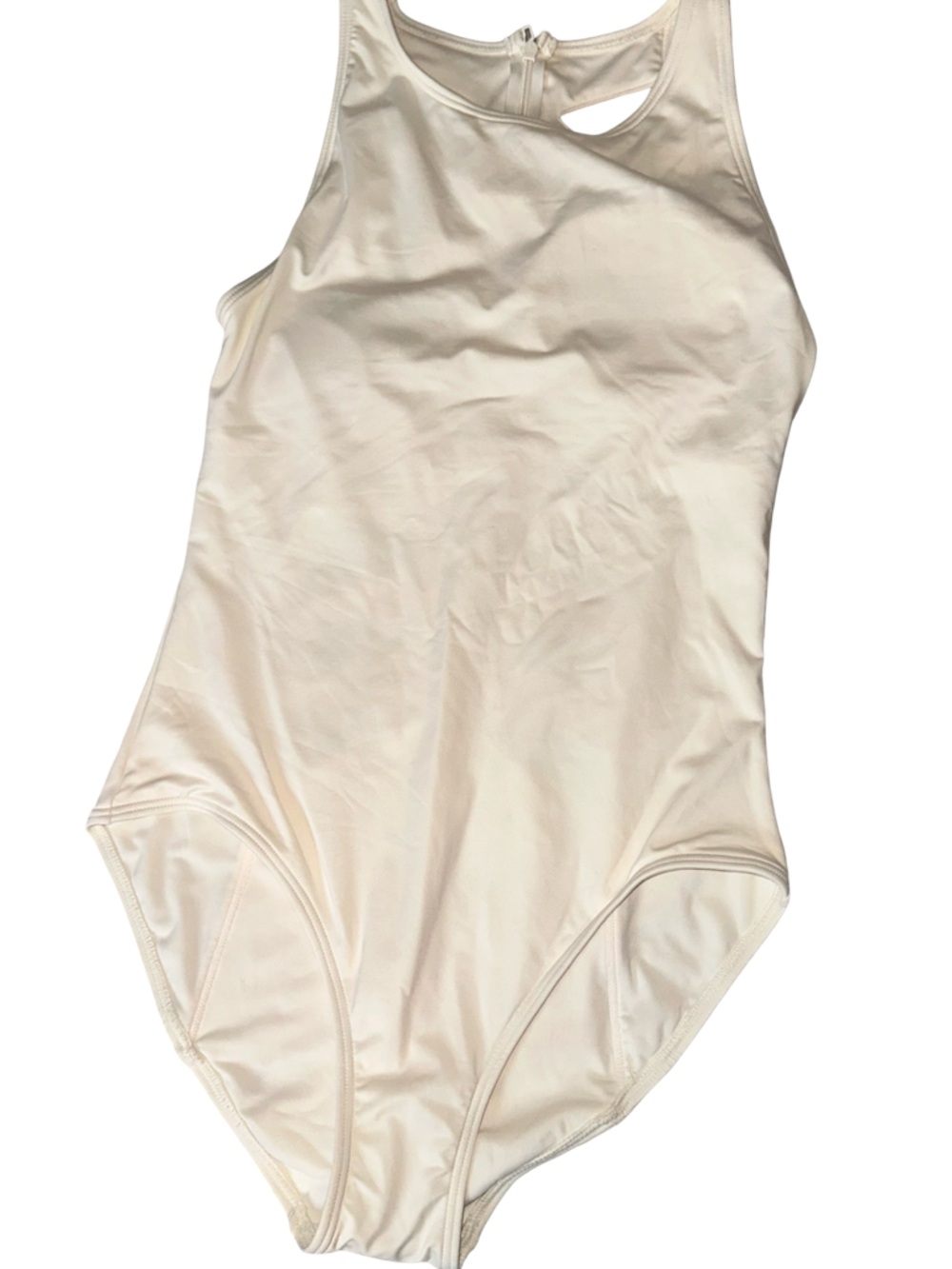 NWT Carmen Marc Valvo Ivory Swimwear SIZE 10